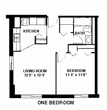 1 bedroom apartment standard
